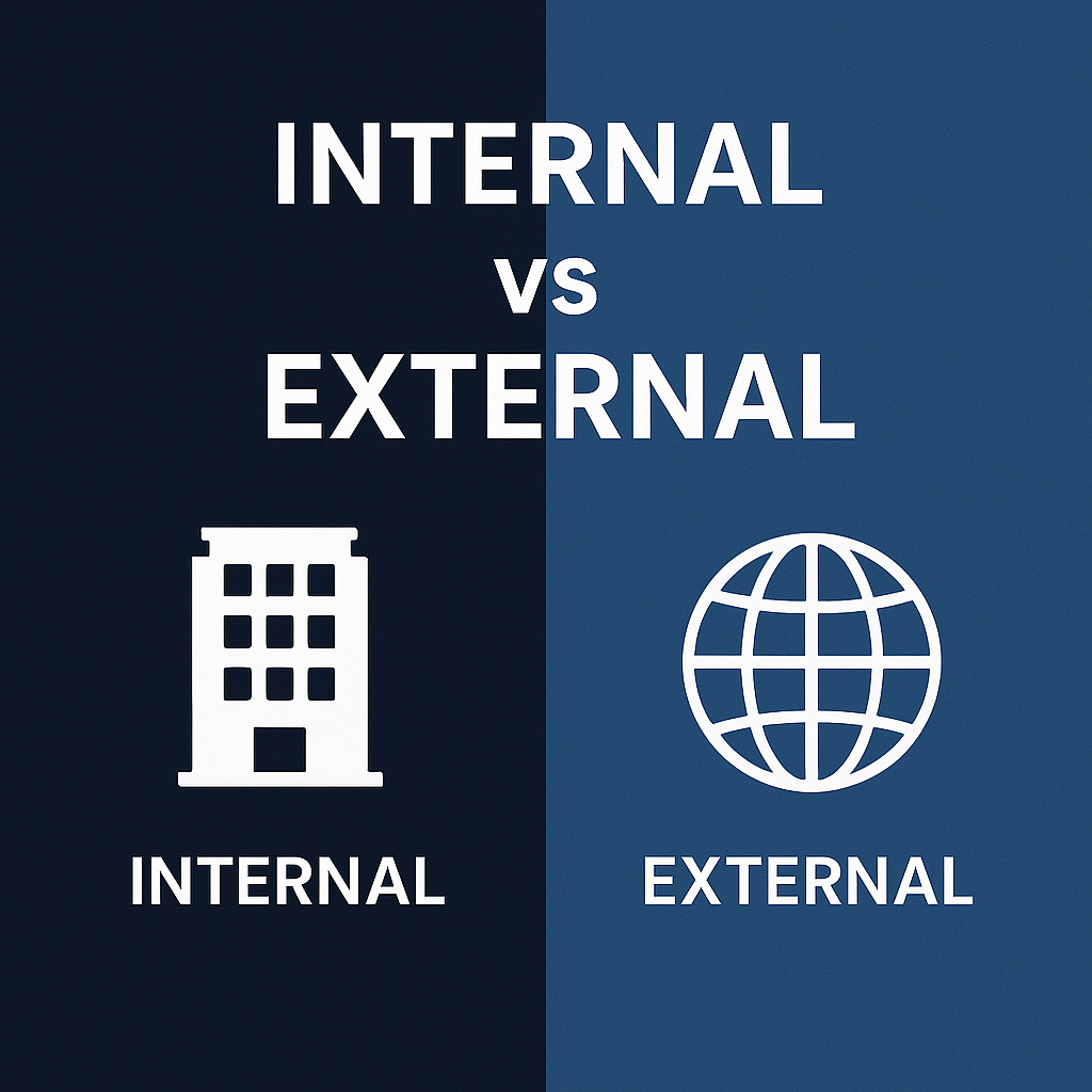 external vs internal